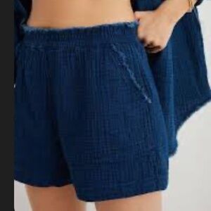 Aerie Pool to Party Gauzy High Waisted Shorts